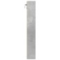 vidaXL Vitrinenschrank Betongrau 60x8,5x58 cm Holzwerkstoff vidaXL Vitrinenschrank Betongrau 60x8,5x58 cm Holzwerkstoff