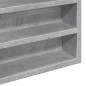 vidaXL Vitrinenschrank Betongrau 60x8,5x58 cm Holzwerkstoff vidaXL Vitrinenschrank Betongrau 60x8,5x58 cm Holzwerkstoff