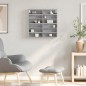vidaXL Vitrinenschrank Grau Sonoma 60x8,5x58 cm Holzwerkstoff vidaXL Vitrinenschrank Grau Sonoma 60x8,5x58 cm Holzwerkstoff