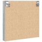 vidaXL Vitrinenschrank Grau Sonoma 60x8,5x58 cm Holzwerkstoff vidaXL Vitrinenschrank Grau Sonoma 60x8,5x58 cm Holzwerkstoff