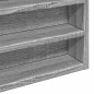 vidaXL Vitrinenschrank Grau Sonoma 60x8,5x58 cm Holzwerkstoff vidaXL Vitrinenschrank Grau Sonoma 60x8,5x58 cm Holzwerkstoff