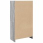 vidaXL Bücherregal Grau Sonoma 57x28,5x107,5 cm Holzwerkstoff vidaXL Bücherregal Grau Sonoma 57x28,5x107,5 cm Holzwerkstoff