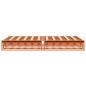 vidaXL Massivholzbett ohne Matratze Wachsbraun 140x200 cm Kiefernholz vidaXL Massivholzbett ohne Matratze Wachsbraun 140x200 cm Kiefernholz