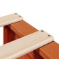 vidaXL Massivholzbett ohne Matratze Wachsbraun 160x200 Kiefernholz vidaXL Massivholzbett ohne Matratze Wachsbraun 160x200 Kiefernholz