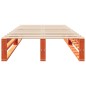 vidaXL Massivholzbett ohne Matratze Wachsbraun 75x190 cm Kiefernholz