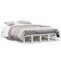 vidaXL Massivholzbett ohne Matratze Weiß 135x190 cm Kiefernholz vidaXL Massivholzbett ohne Matratze Weiß 135x190 cm Kiefernholz