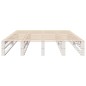 vidaXL Massivholzbett ohne Matratze Weiß 135x190 cm Kiefernholz vidaXL Massivholzbett ohne Matratze Weiß 135x190 cm Kiefernholz