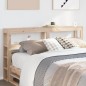vidaXL Kopfteil mit Ablagen 140 cm Massivholz Kiefer