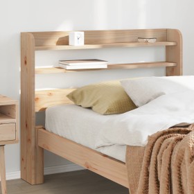vidaXL Kopfteil mit Ablagen 90 cm Massivholz Kiefer