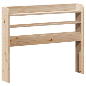 vidaXL Kopfteil mit Ablagen 90 cm Massivholz Kiefer