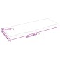 Tischplatte Dunkelgrau 100x40x2 cm Massivholz Eiche Behandelt Tischplatte Dunkelgrau 100x40x2 cm Massivholz Eiche Behandelt