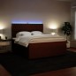 vidaXL Boxspringbett mit Matratze Rosa 180x200 cm Samt vidaXL Boxspringbett mit Matratze Rosa 180x200 cm Samt