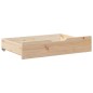 vidaXL Bettschubladen mit Rollen 2 Stk. 80x55x16 cm Massivholz Kiefer vidaXL Bettschubladen mit Rollen 2 Stk. 80x55x16 cm Massivholz Kiefer