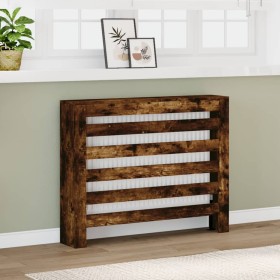 vidaXL Heizkörperverkleidung Räuchereiche 104x20x82 cm Holzwerkstoff