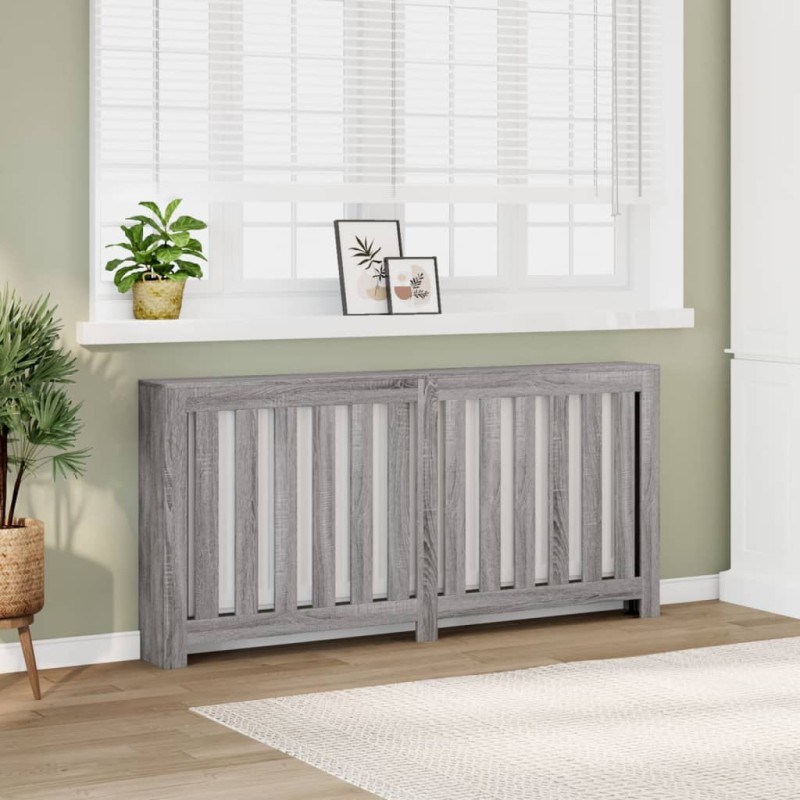 vidaXL Heizkörperverkleidung Grau Sonoma 175x20x82 cm Holzwerkstoff vidaXL Heizkörperverkleidung Grau Sonoma 175x20x82 cm Holzwerkstoff