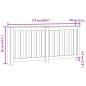 vidaXL Heizkörperverkleidung Grau Sonoma 175x20x82 cm Holzwerkstoff vidaXL Heizkörperverkleidung Grau Sonoma 175x20x82 cm Holzwerkstoff