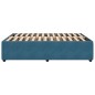 vidaXL Bettgestell Blau 160x200 cm Samt vidaXL Bettgestell Blau 160x200 cm Samt