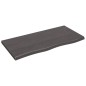 vidaXL Tischplatte Dunkelbraun 100x50x(2-4)cm Massivholz Eiche vidaXL Tischplatte Dunkelbraun 100x50x(2-4)cm Massivholz Eiche