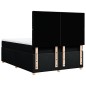 vidaXL Boxspringbett mit Matratze Schwarz 140x190 cm Stoff vidaXL Boxspringbett mit Matratze Schwarz 140x190 cm Stoff