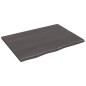 vidaXL Tischplatte Dunkelbraun 80x60x2 cm Massivholz Eiche Behandelt vidaXL Tischplatte Dunkelbraun 80x60x2 cm Massivholz Eiche Behandelt