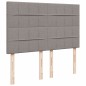 vidaXL Boxspringbett mit Matratze Taupe 140x190 cm Stoff vidaXL Boxspringbett mit Matratze Taupe 140x190 cm Stoff