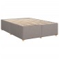 vidaXL Boxspringbett mit Matratze Taupe 140x190 cm Stoff vidaXL Boxspringbett mit Matratze Taupe 140x190 cm Stoff