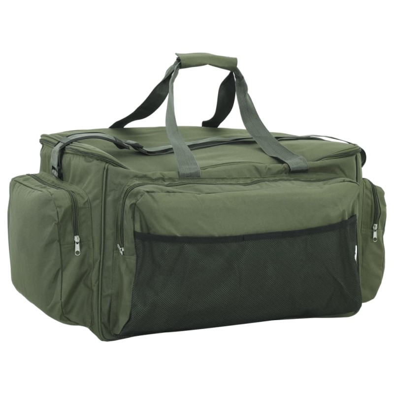 vidaXL Angeltasche Wasserdicht Dunkelgrün Oxford-Gewebe vidaXL Angeltasche Wasserdicht Dunkelgrün Oxford-Gewebe