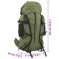 vidaXL Wanderrucksack Armeegrün 60 L Oxford-Gewebe vidaXL Wanderrucksack Armeegrün 60 L Oxford-Gewebe