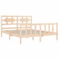 Massivholzbett mit Kopfteil 160x200 cm Massivholzbett mit Kopfteil 160x200 cm
