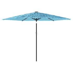 vidaXL Sonnenschirm mit Stahlmast Blau 288x288x225 cm