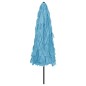 vidaXL Sonnenschirm mit Stahlmast Blau 324x324x247 cm vidaXL Sonnenschirm mit Stahlmast Blau 324x324x247 cm