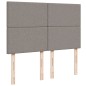 vidaXL Boxspringbett mit Matratze Taupe 160x200 cm Stoff vidaXL Boxspringbett mit Matratze Taupe 160x200 cm Stoff