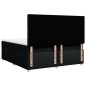 vidaXL Boxspringbett mit Matratze Schwarz 180x200 cm Stoff vidaXL Boxspringbett mit Matratze Schwarz 180x200 cm Stoff