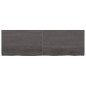 Tischplatte Dunkelgrau 160x50x4 cm Massivholz Eiche Behandelt Tischplatte Dunkelgrau 160x50x4 cm Massivholz Eiche Behandelt