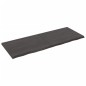 Tischplatte Dunkelgrau 160x60x4 cm Massivholz Eiche Behandelt Tischplatte Dunkelgrau 160x60x4 cm Massivholz Eiche Behandelt