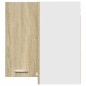 vidaXL Eckhängeschrank Sonoma-Eiche 57x57x60 cm Holzwerkstoff vidaXL Eckhängeschrank Sonoma-Eiche 57x57x60 cm Holzwerkstoff