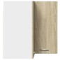 vidaXL Eckhängeschrank Sonoma-Eiche 57x57x60 cm Holzwerkstoff vidaXL Eckhängeschrank Sonoma-Eiche 57x57x60 cm Holzwerkstoff