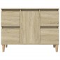 vidaXL Waschbeckenunterschrank Sonoma-Eiche 80x33x60 cm Holzwerkstoff vidaXL Waschbeckenunterschrank Sonoma-Eiche 80x33x60 cm Holzwerkstoff