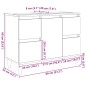 vidaXL Waschbeckenunterschrank Sonoma-Eiche 80x33x60 cm Holzwerkstoff vidaXL Waschbeckenunterschrank Sonoma-Eiche 80x33x60 cm Holzwerkstoff