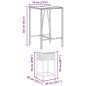 vidaXL 5-tlg. Gartenbar-Set mit Kissen Schwarz Poly Rattan vidaXL 5-tlg. Gartenbar-Set mit Kissen Schwarz Poly Rattan