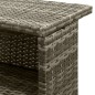 vidaXL 5-tlg. Gartenbar-Set mit Kissen Grau Poly Rattan vidaXL 5-tlg. Gartenbar-Set mit Kissen Grau Poly Rattan