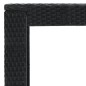 vidaXL 5-tlg. Gartenbar-Set mit Kissen Schwarz Poly Rattan vidaXL 5-tlg. Gartenbar-Set mit Kissen Schwarz Poly Rattan