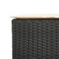 vidaXL 9-tlg. Gartenbar-Set mit Kissen Schwarz Poly Rattan vidaXL 9-tlg. Gartenbar-Set mit Kissen Schwarz Poly Rattan