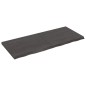 Tischplatte Dunkelgrau 120x50x4 cm Massivholz Eiche Behandelt Tischplatte Dunkelgrau 120x50x4 cm Massivholz Eiche Behandelt