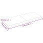 Tischplatte Dunkelgrau 120x50x4 cm Massivholz Eiche Behandelt Tischplatte Dunkelgrau 120x50x4 cm Massivholz Eiche Behandelt