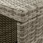 vidaXL 3-tlg. Gartenbar-Set mit Kissen Grau Poly Rattan vidaXL 3-tlg. Gartenbar-Set mit Kissen Grau Poly Rattan