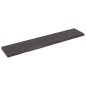 vidaXL Tischplatte Dunkelbraun 200x40x(2-6)cm Massivholz Eiche vidaXL Tischplatte Dunkelbraun 200x40x(2-6)cm Massivholz Eiche