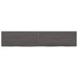vidaXL Tischplatte Dunkelbraun 200x40x(2-6)cm Massivholz Eiche vidaXL Tischplatte Dunkelbraun 200x40x(2-6)cm Massivholz Eiche