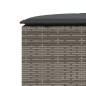 vidaXL 2-tlg. Garten-Sofagarnitur Halbrund Grau Poly Rattan vidaXL 2-tlg. Garten-Sofagarnitur Halbrund Grau Poly Rattan