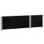vidaXL Paletten-Aufsatzrahmen 2 Stk. Schwarz 100x50 cm Massivholz vidaXL Paletten-Aufsatzrahmen 2 Stk. Schwarz 100x50 cm Massivholz